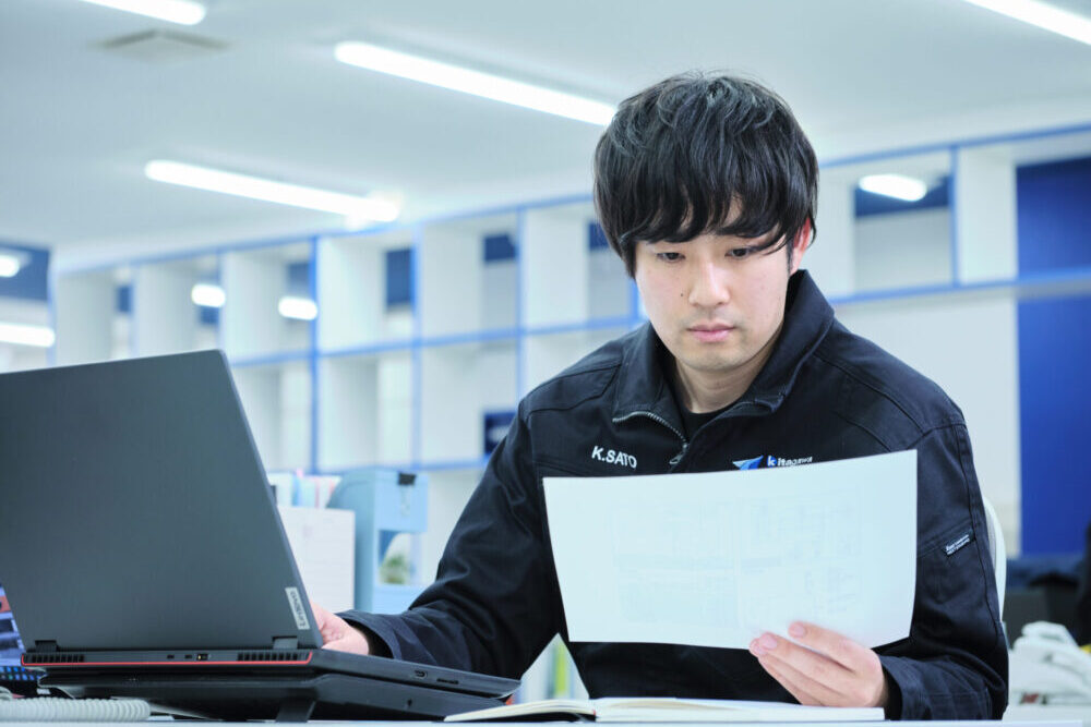 入社前と入社後のギャップはありましたか? 先輩方が優しく、自分の意見を発言しやすいです。